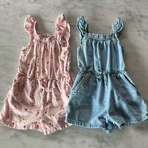 Cat and Jack shortie jumpers